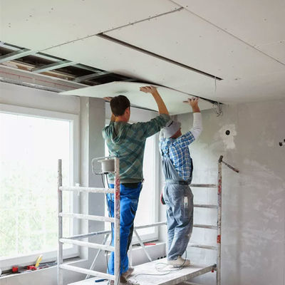 İyi fiyat Dekoratif 12mm Alçı Levha, İç Duvar Bölme İçin Alçı Levha 4x8 çevrimiçi