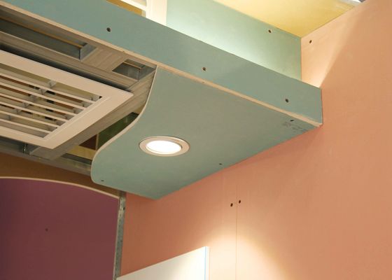 Kolay Kurulum Ticari Bina Bölme ve Ses yalıtımı için 4x8ft 12mm Alçıpan Tahta