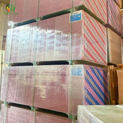 İyi fiyat Özel 9Mm / 12Mm / 15Mm Yangına Dirençli Alçı Duvar Tahtaları Yanmaz Alçı Çekirdek Alçı Tahtaları çevrimiçi