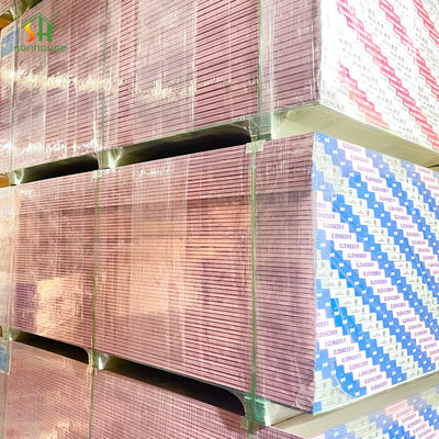 İyi fiyat Toptan 12Mm Gybsum Tahta Kuru Duvar 9.5Mm/10.5Mm/12Mm Yanmaz Ateşe Karşı Dayanıklı Alçıtaş Tahta çevrimiçi