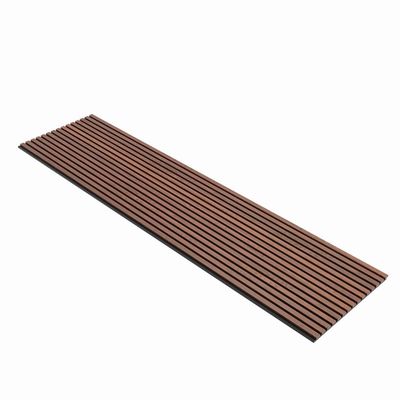 İyi fiyat 122x2440mm Akustik Ahşap Çubuk Duvar MDF Tahta İç Dekorasyon için çevrimiçi