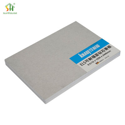 İyi fiyat 9.5mm Hafif Alçı Panosu 1220x2440mm 4x8ft Alçı Panosu İç Panelini Kurmak Kolay çevrimiçi